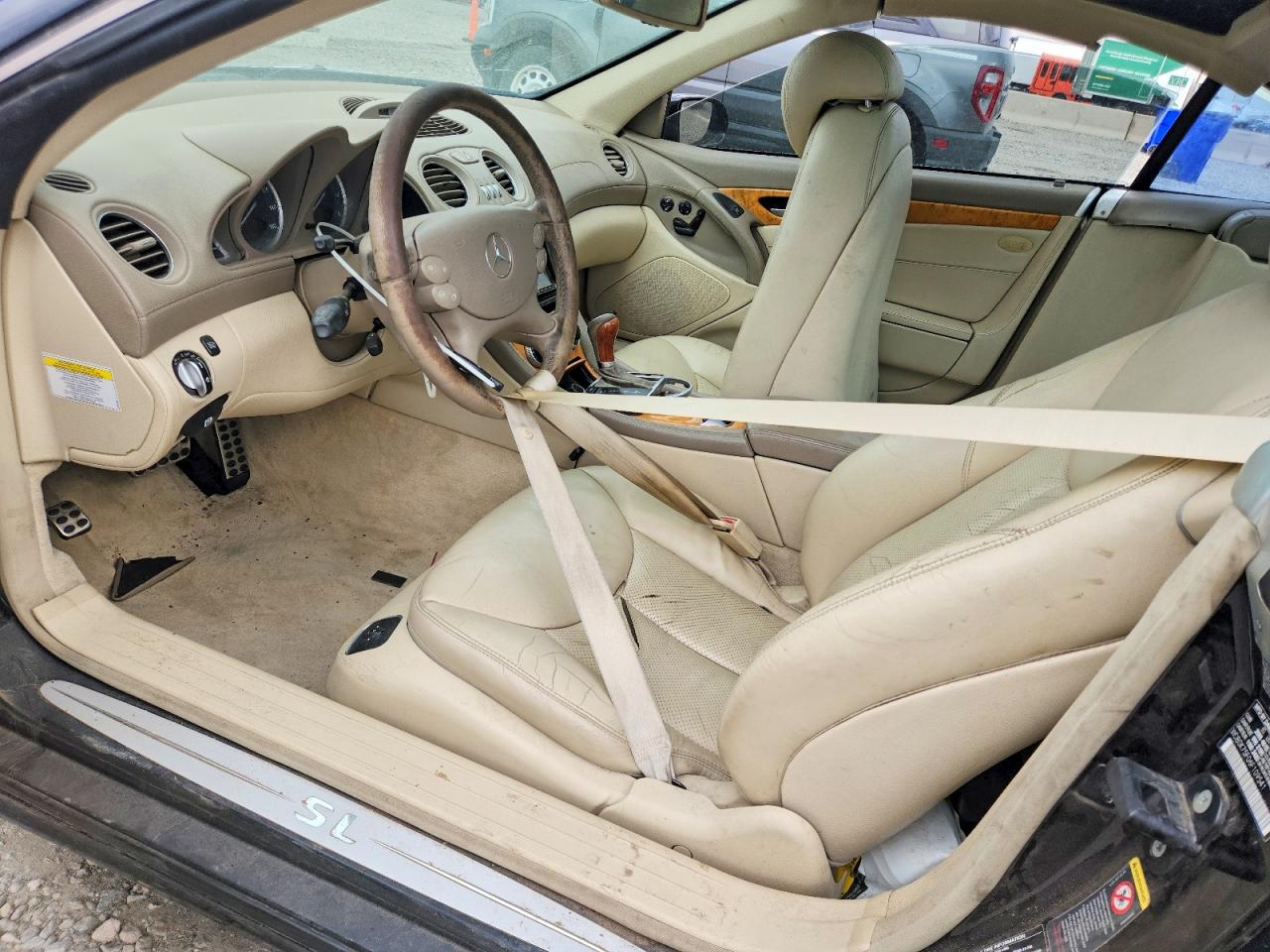 2006 Mercedes-benz Sl 500 Black vin: WDBSK75F06F109541