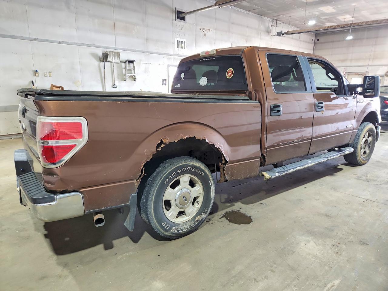 2011 Ford F150 Supercrew Brown vin: 1FTFW1ET6BFA75349