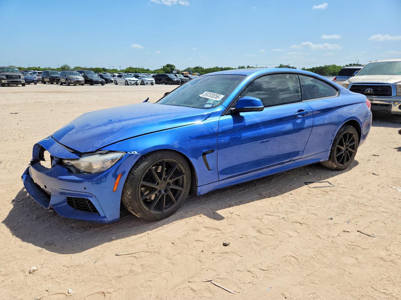 2014 Bmw 428 I Синий vin: WBA3N7C54EK221849