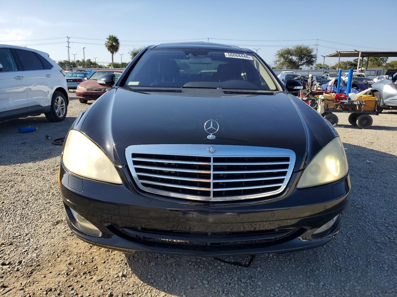 2008 Mercedes-benz S 550 Черный vin: WDDNG71X78A220303