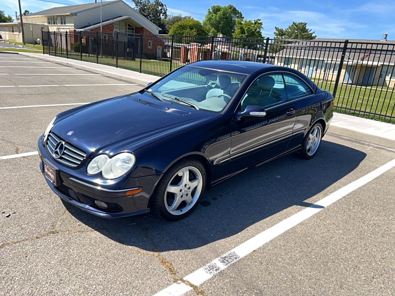2003 Mercedes-benz Clk 500 Blue vin: WDBTJ75J93F056586