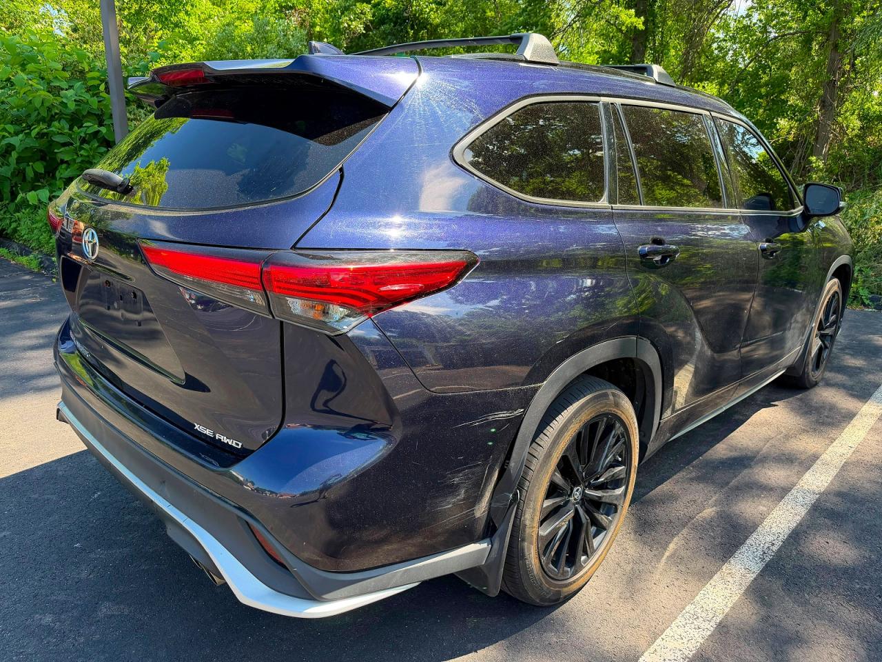 2023 Toyota Highlander Xse Black vin: 5TDKDRBH0PS019871