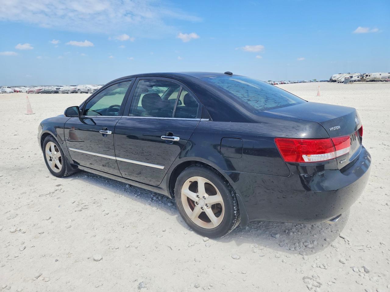 2008 Hyundai Sonata Se V6 Black vin: 5NPEU46F18H361443
