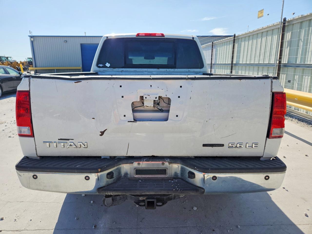 2008 Nissan Titan Xe Ffv White vin: 1N6BA07D08N342073