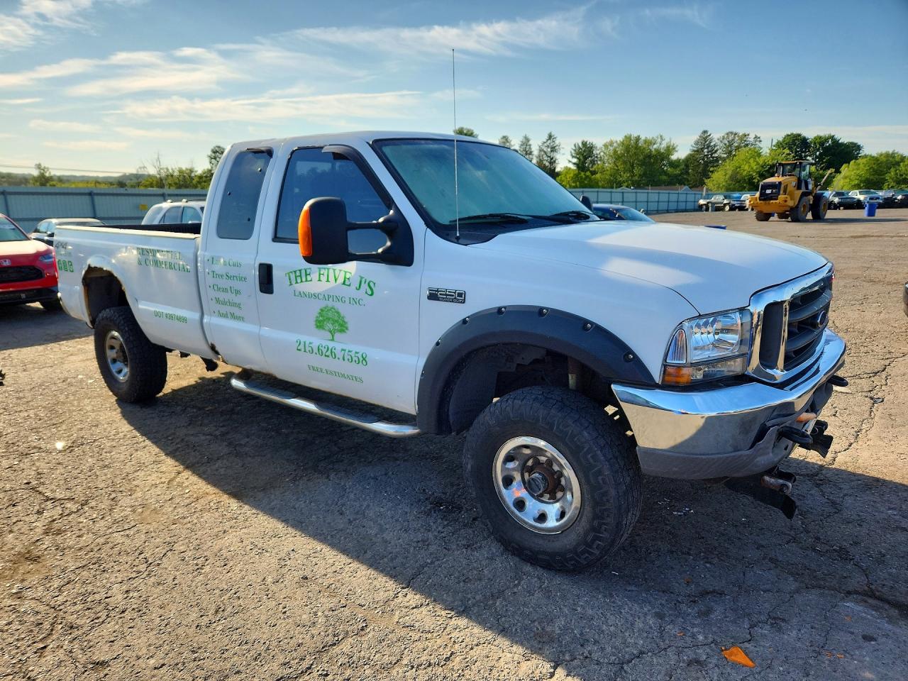2004 Ford F250 Super Duty Белый vin: 1FTNX21L14EA85543