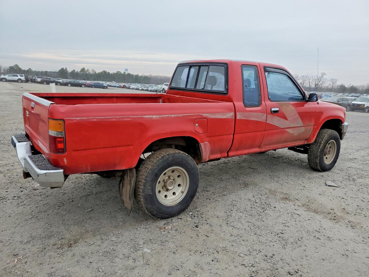 1989 Toyota Pickup Deluxe V6 Red vin: JT4VN13D6K5008928