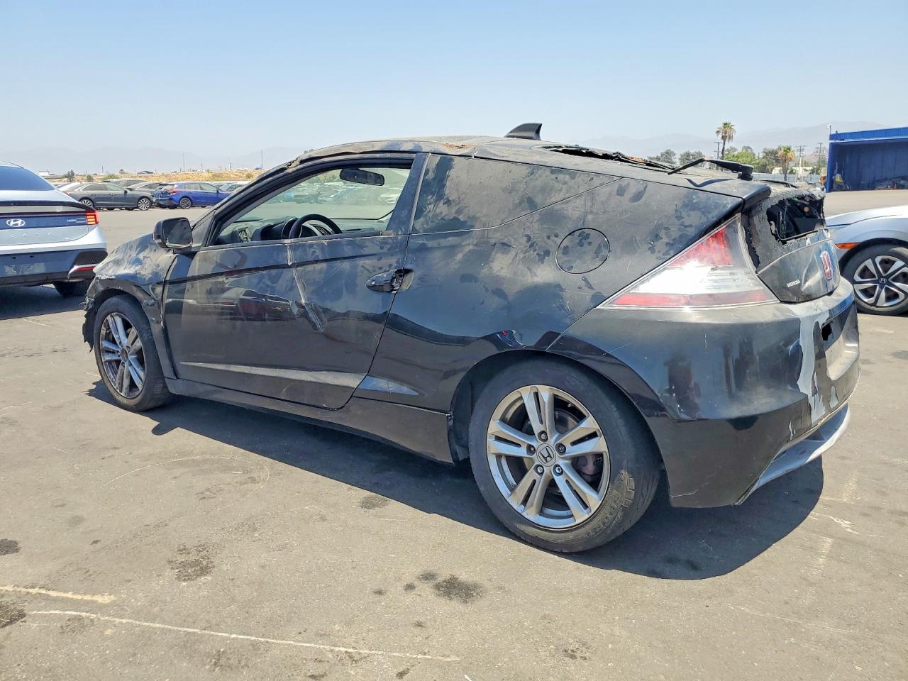 2011 Honda Cr-z Ex Black vin: JHMZF1D6XBS007487