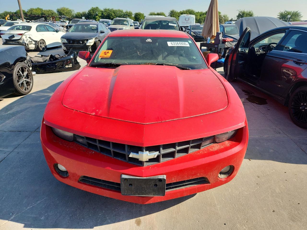 2010 Chevrolet Camaro Lt Red vin: 2G1FB1EVXA9217232
