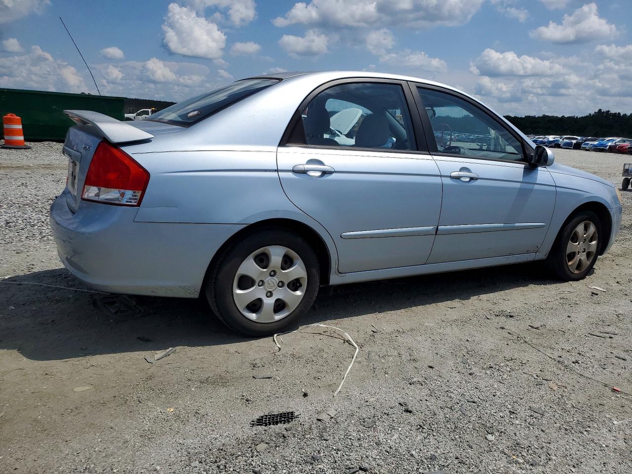 2008 Kia Spectra Lx Blue vin: KNAFE121085497277