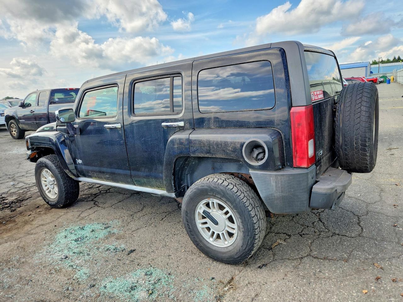 2008 Hummer H3 Black vin: 5GTEN13EX88190559
