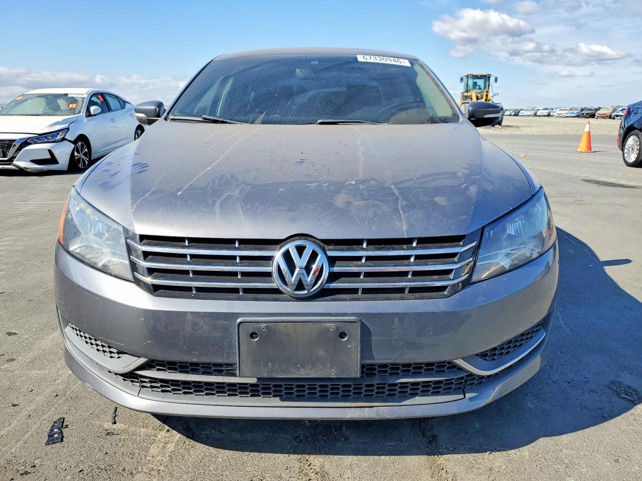 2012 Volkswagen Passat Se Gray vin: 1VWBN7A36CC078858