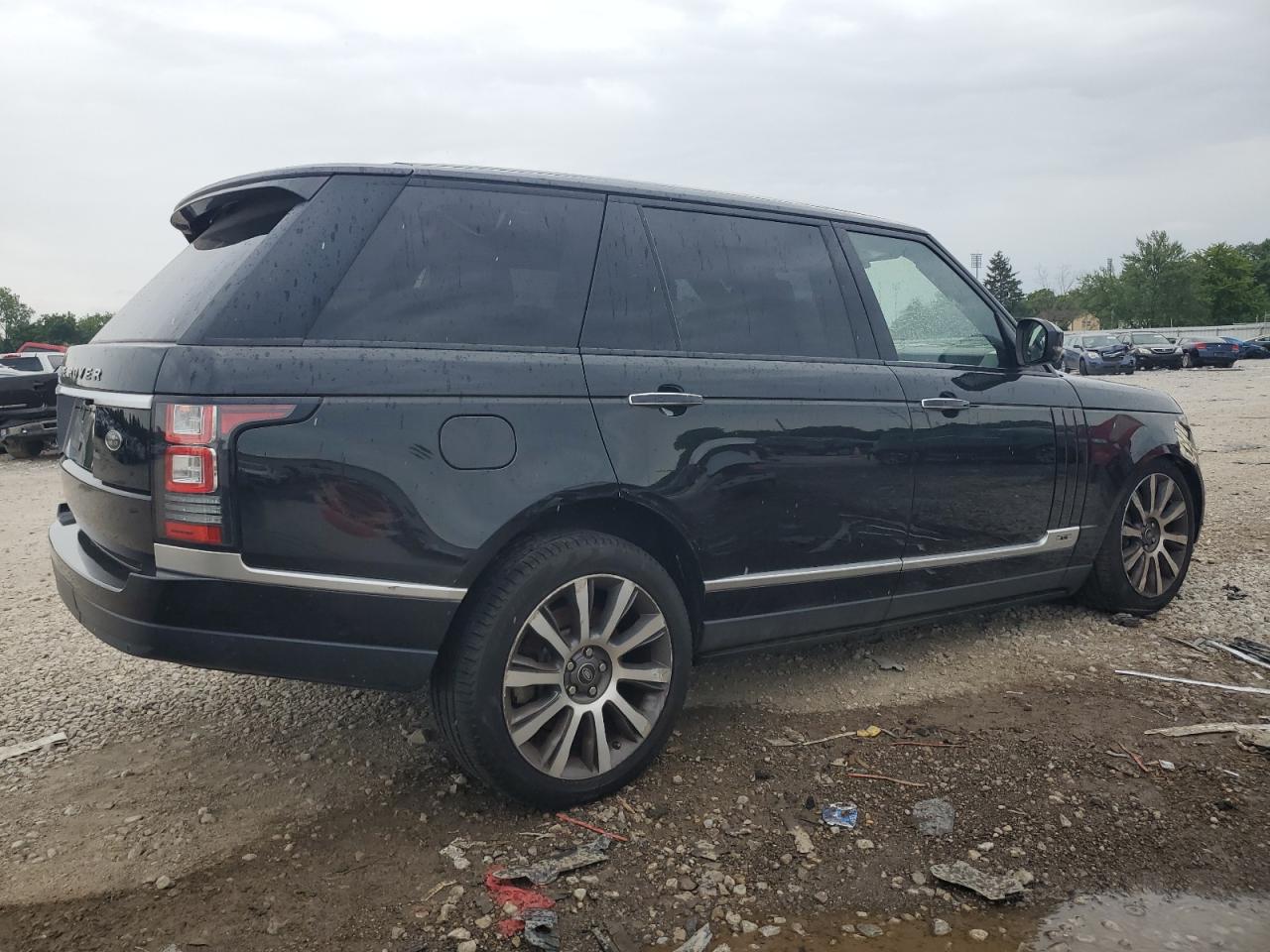 2016 Land Rover Range Rover Autobiography Черный vin: SALGV3EF3GA275437