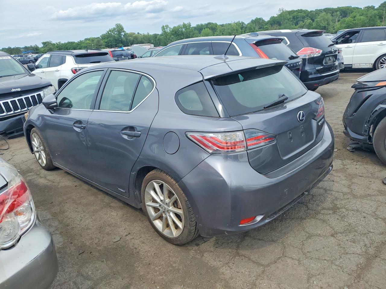 2013 Lexus Ct 200 Gray vin: JTHKD5BH0D2173183