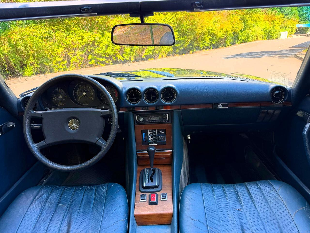1981 Mercedes-benz 380 Sl Blue vin: WDBBA45A7BB007242