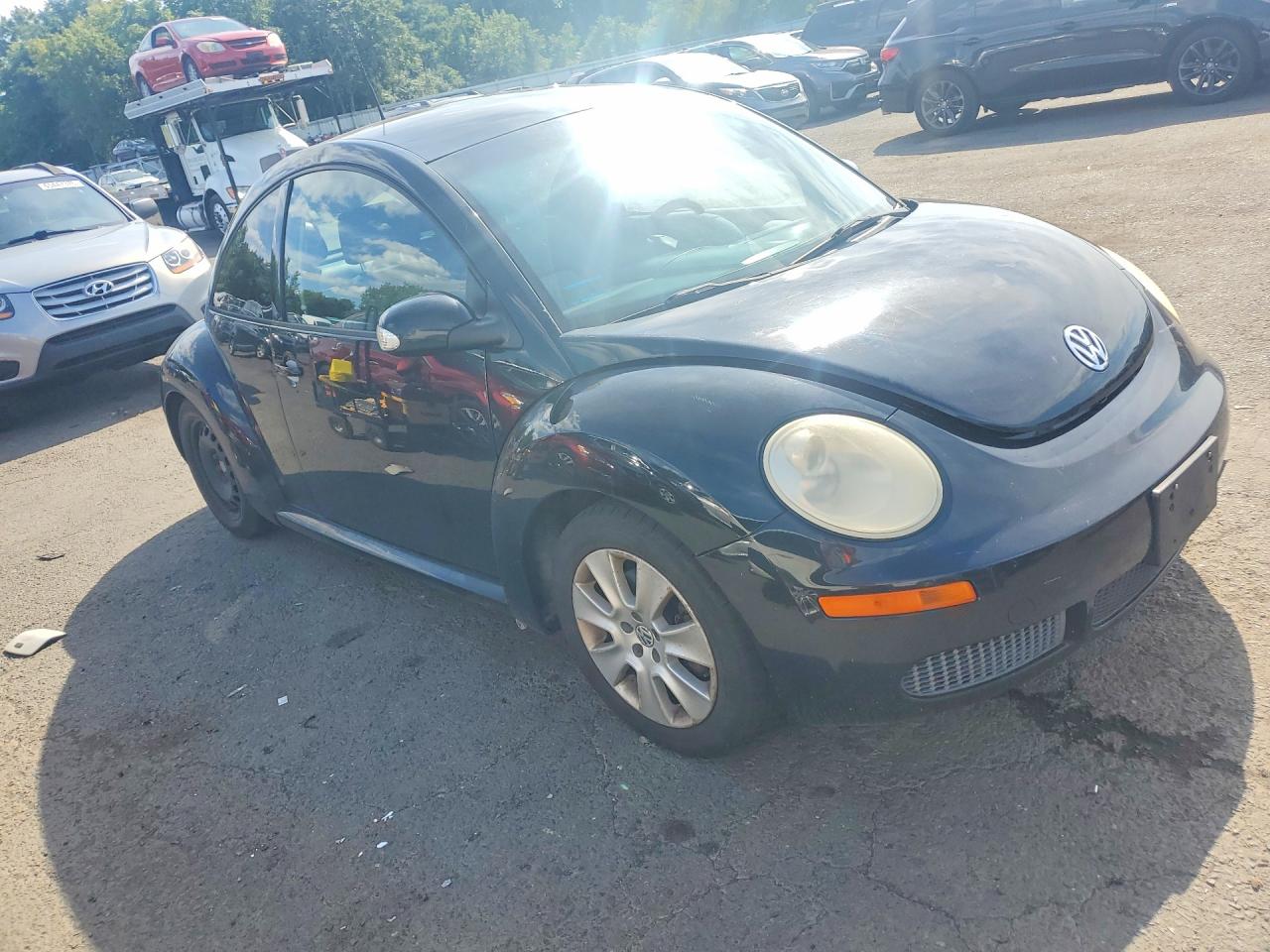 2008 Volkswagen New Beetle S Black vin: 3VWPW31C18M505168