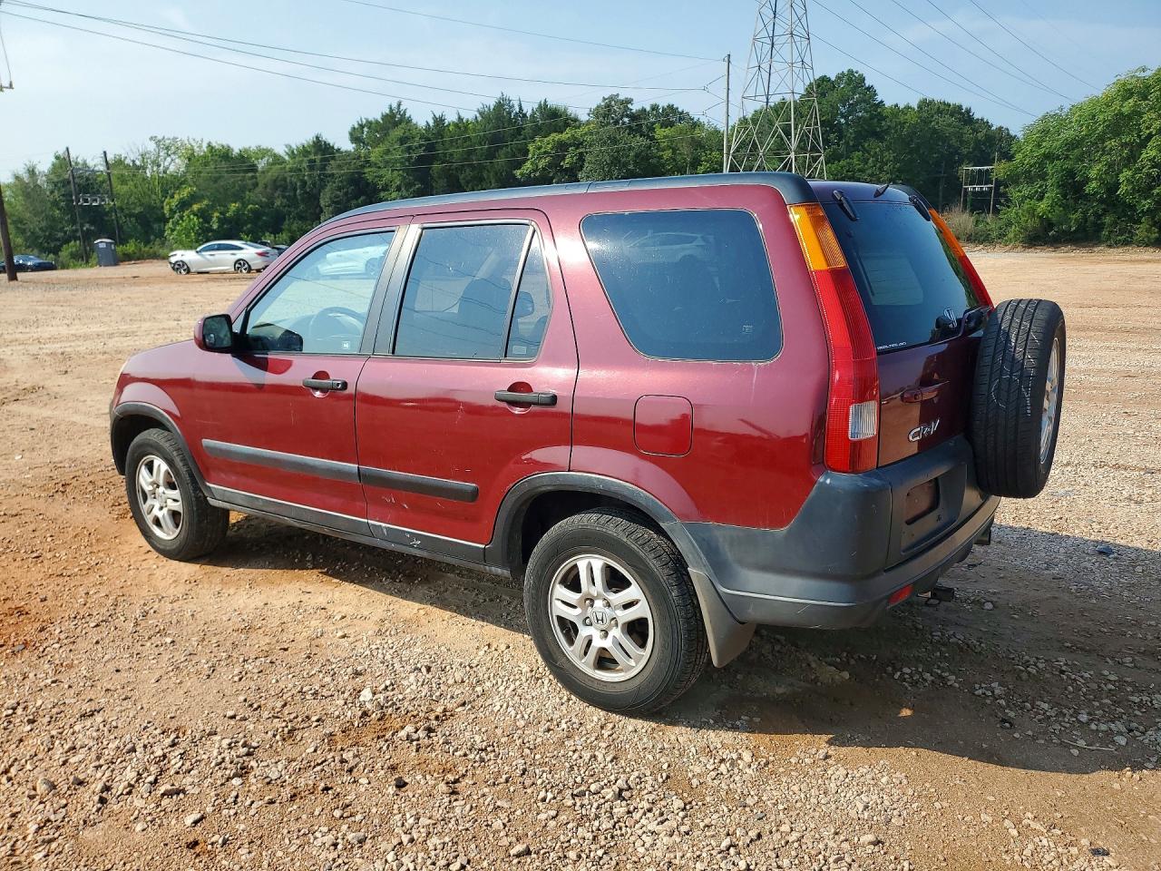 2003 Honda Cr-v Ex Red vin: JHLRD78843C040330