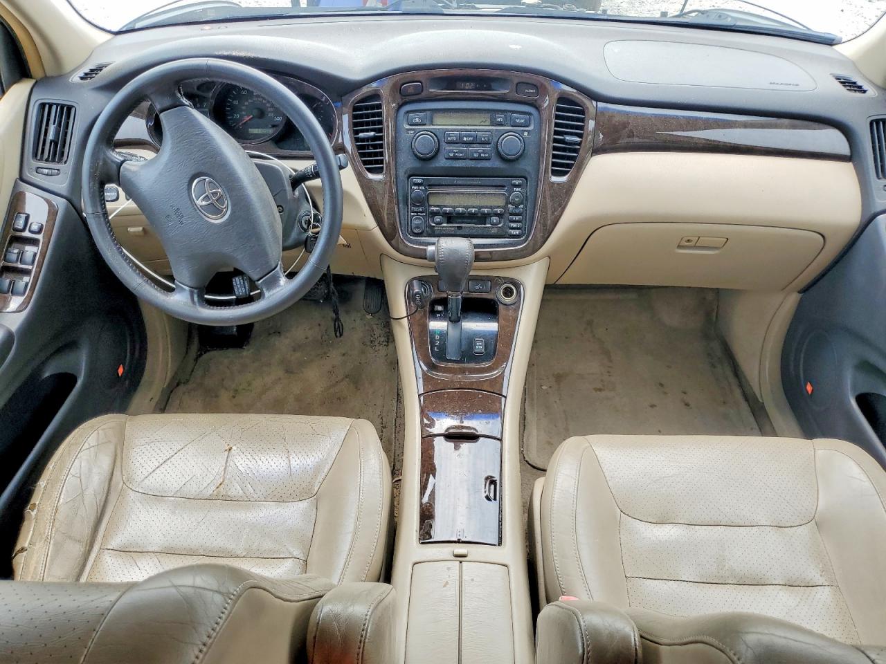 2003 Toyota Highlander Limited Серебряный vin: JTEHF21A930110470