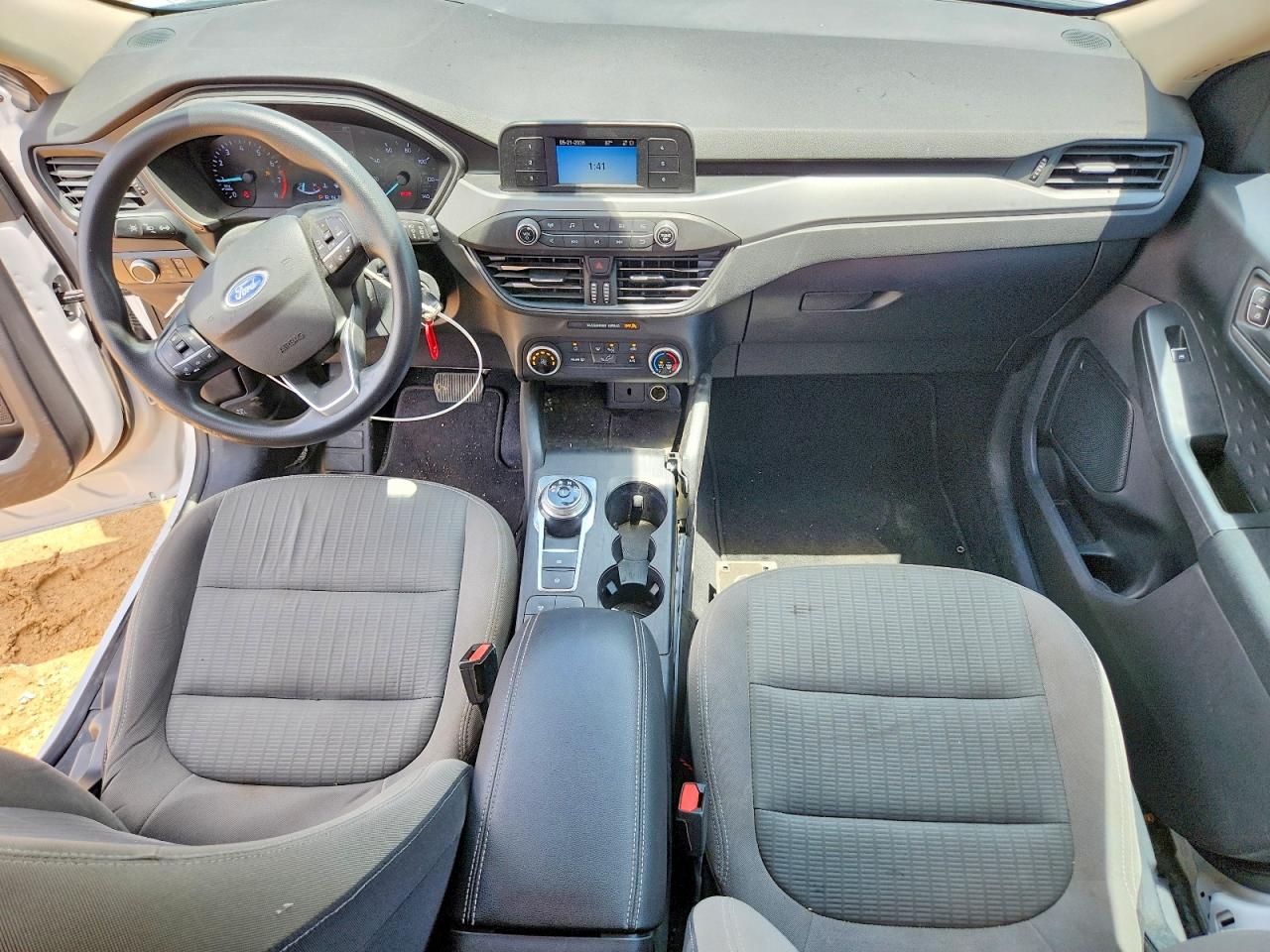 2020 Ford Escape S White vin: 1FMCU0F62LUA12060