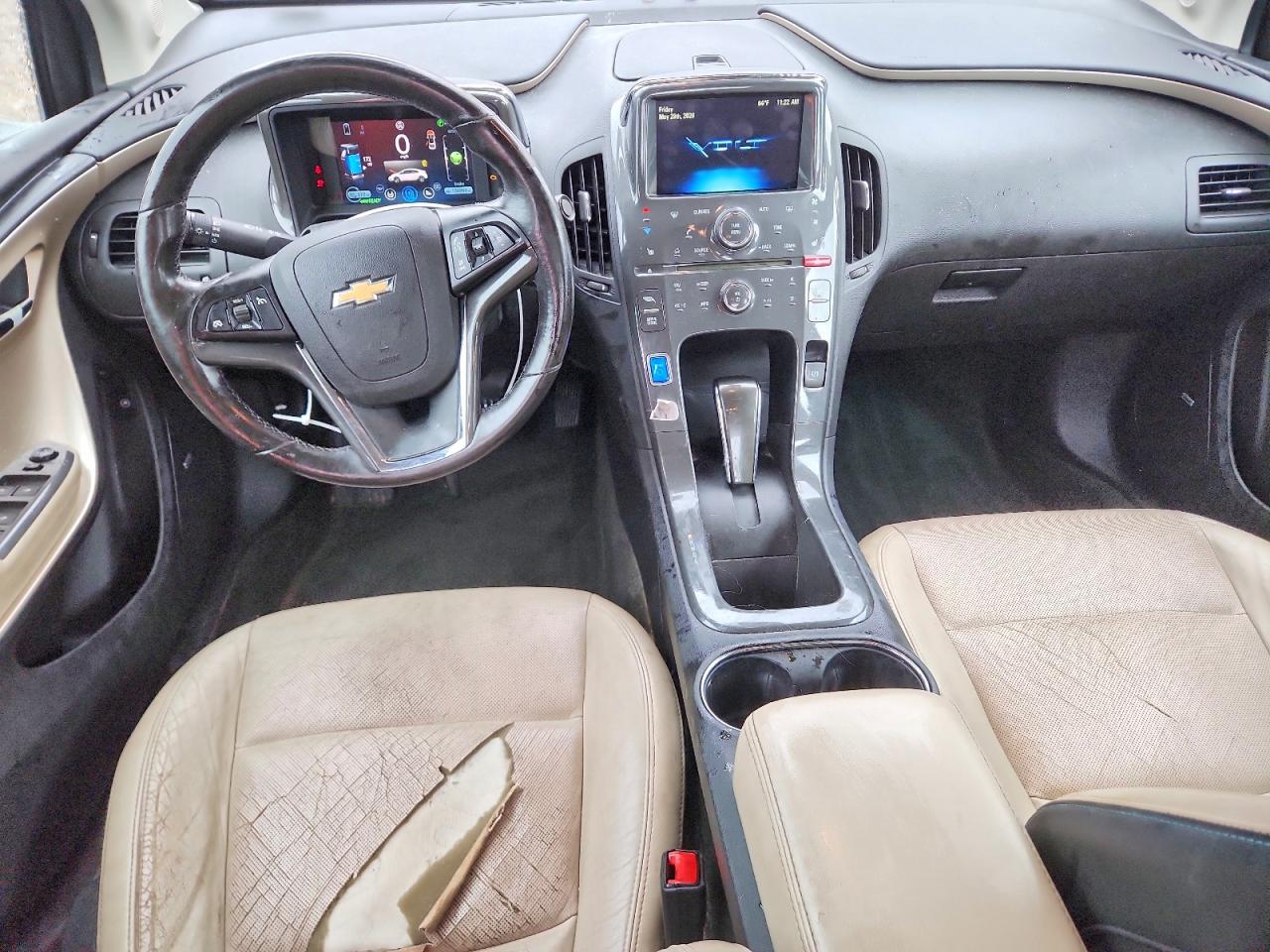 2012 Chevrolet Volt Красный vin: 1G1RB6E43CU113785