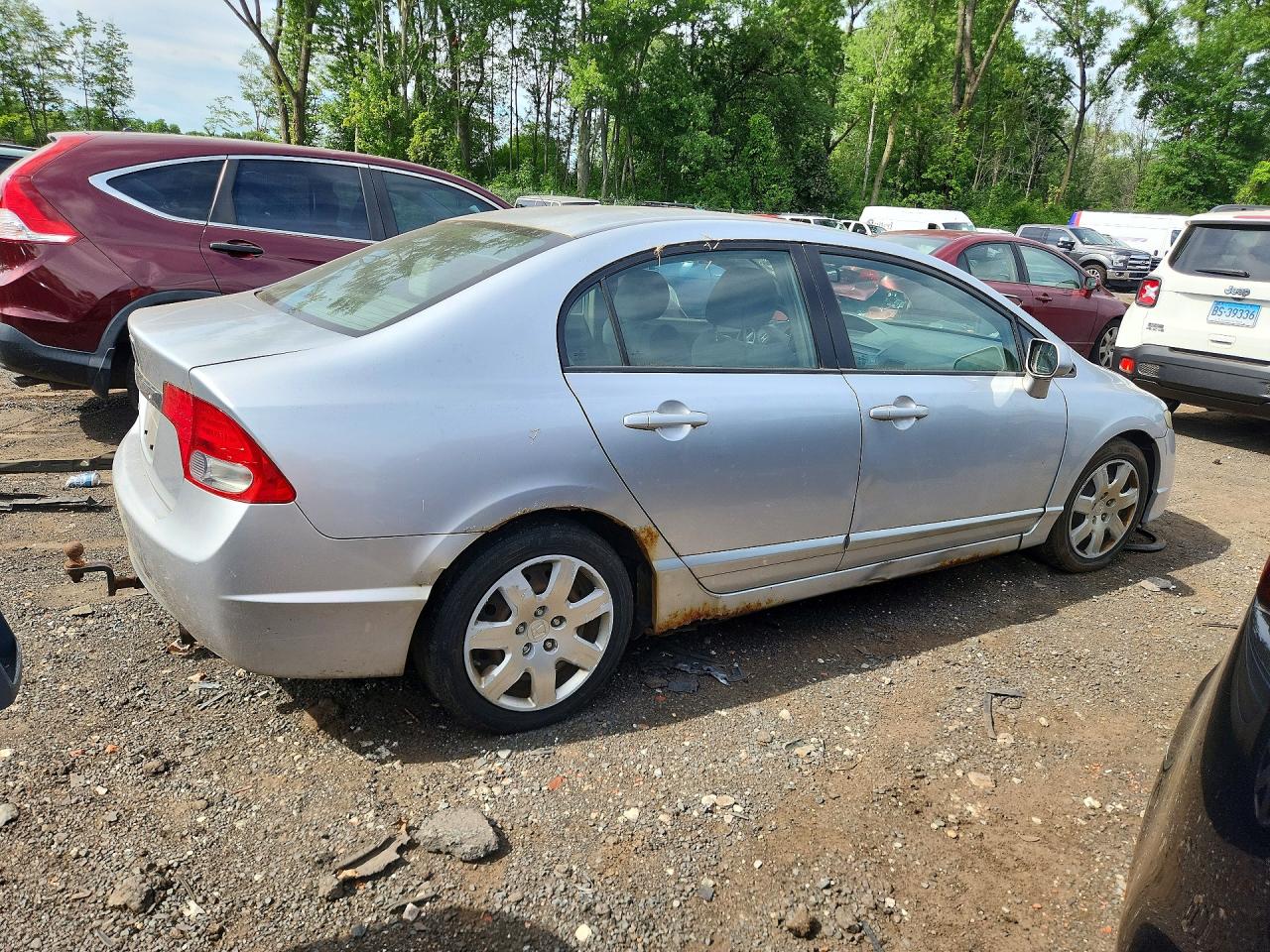 2009 Honda Civic Lx Silver vin: 2HGFA16519H314184