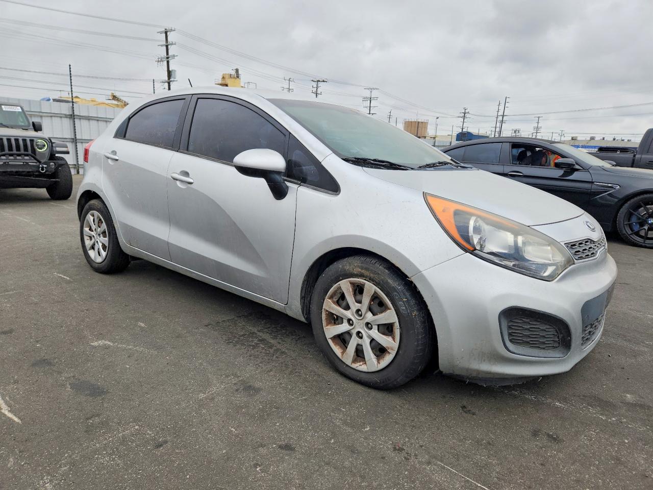 2014 Kia Rio Ex Silver vin: KNADN5A3XE6355414