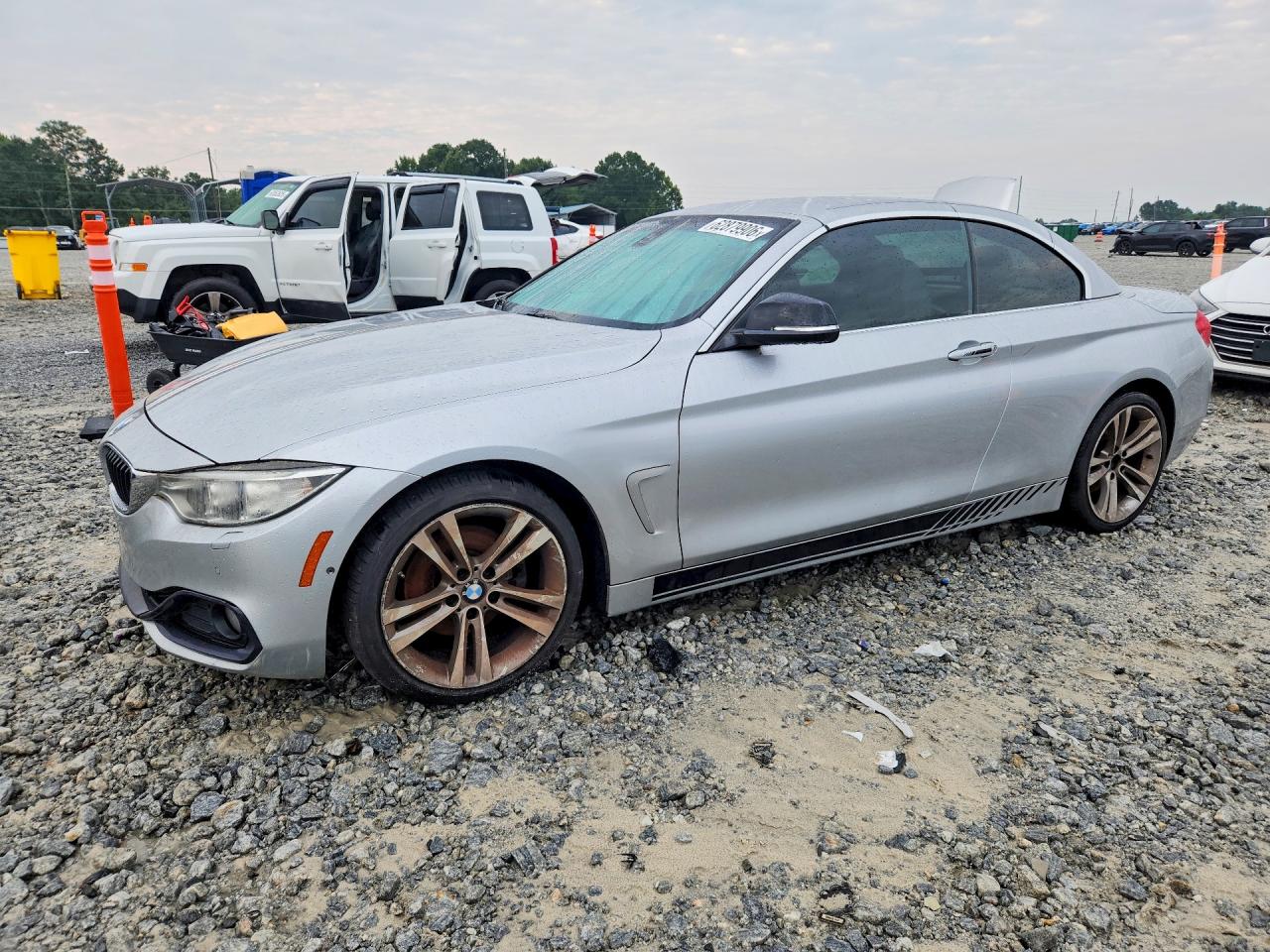 2014 Bmw 428 I Sulev Silver vin: WBA3V7C56EP770505