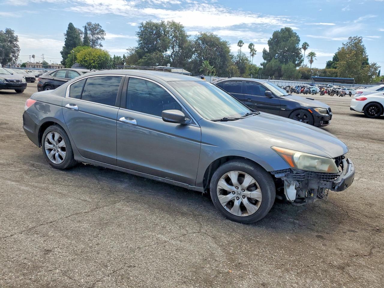 2008 Honda Accord Exl Серый vin: 1HGCP36858A073380