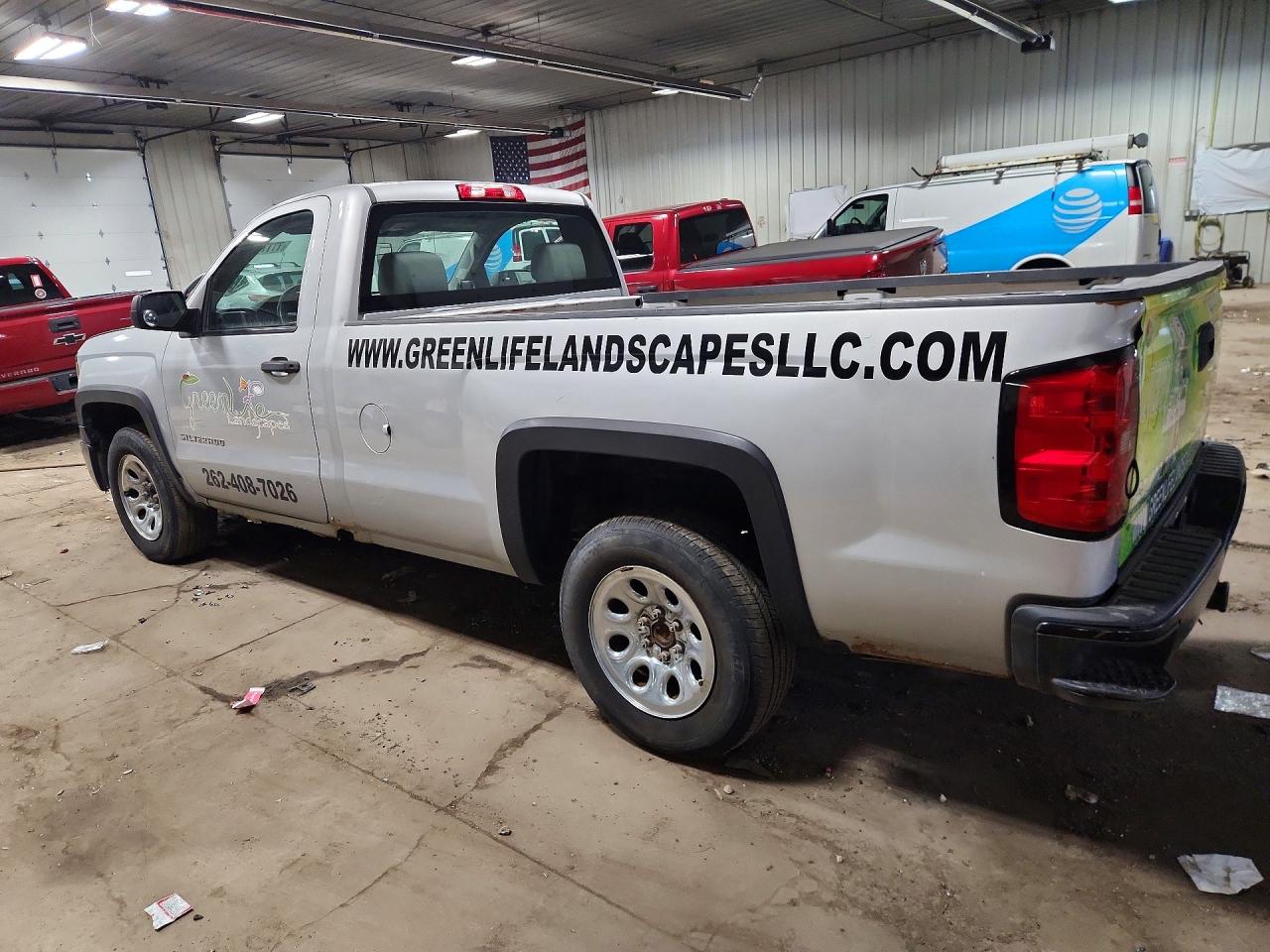 2014 Chevrolet Silverado C1500 Silver vin: 1GCNCPEH3EZ183532