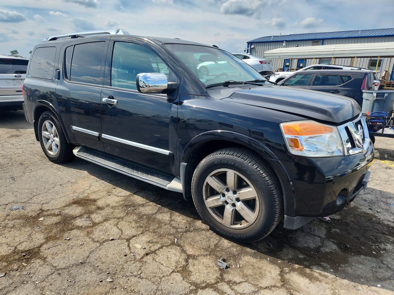 2010 Nissan Armada Platinum Черный vin: 5N1AA0NE5AN609915
