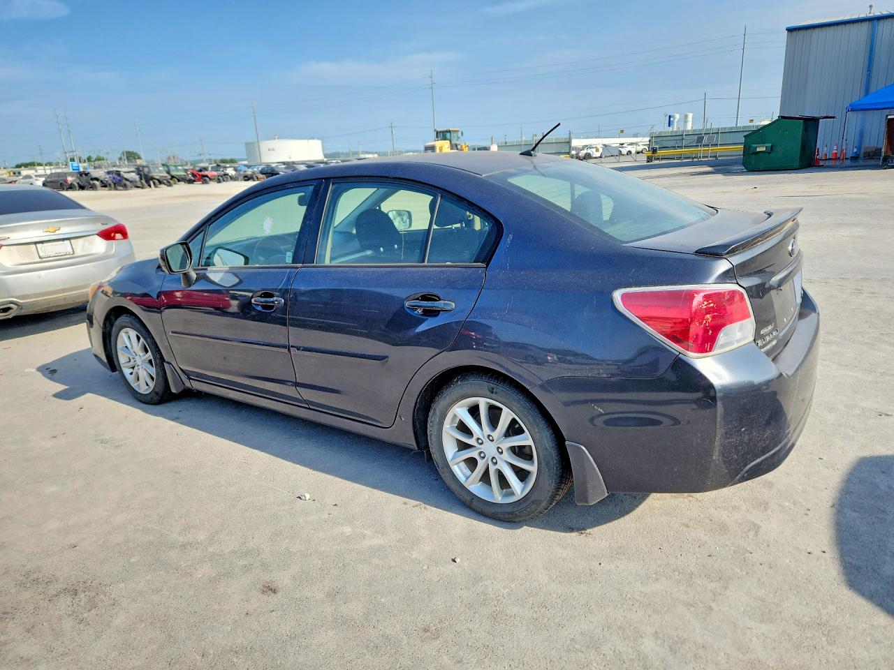 2013 Subaru Impreza Premium Серый vin: JF1GJAC62DH022256
