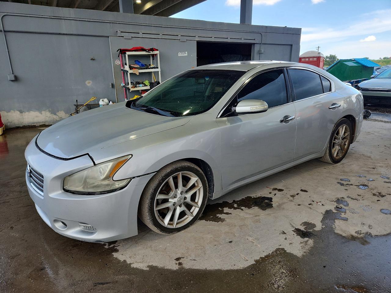 2014 Nissan Maxima 3.5 S Silver vin: 1N4AA5APXEC492221