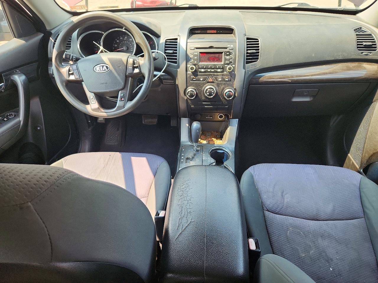 2012 Kia Sorento Lx Maroon vin: 5XYKT4A15CG286621