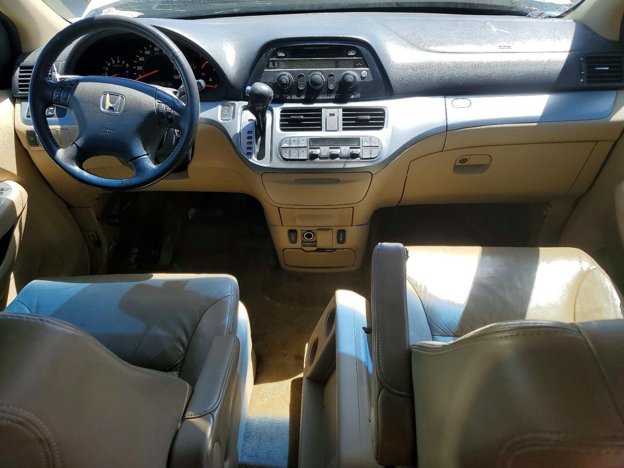 2008 Honda Odyssey Exl White vin: 5FNRL38648B112791