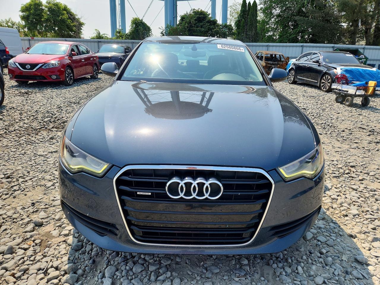 2014 Audi A6 Premium Plus Gray vin: WAUFGBFC9EN056500