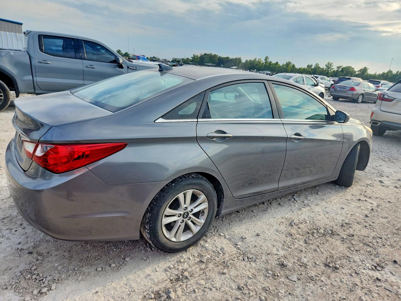 2013 Hyundai Sonata Gls Gray vin: 5NPEB4AC7DH712773