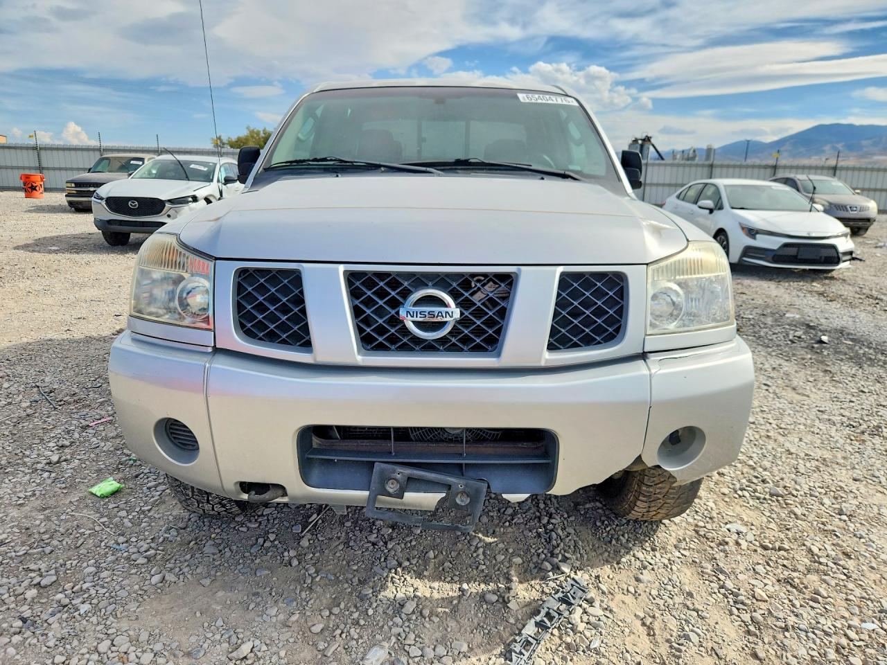 2004 Nissan Titan Xe Silver vin: 1N6AA07B44N531507