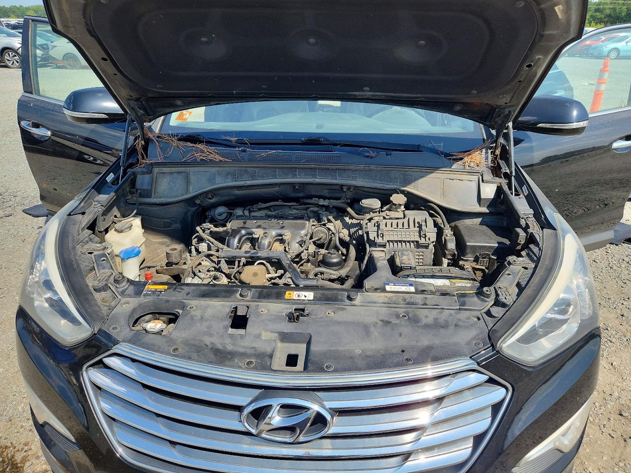 2013 Hyundai Santa Fe Limited Black vin: KM8SR4HF7DU007374