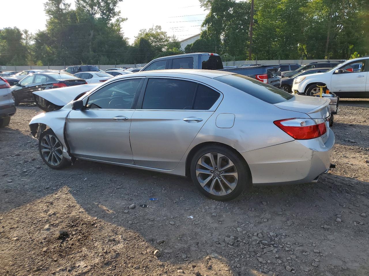 2014 Honda Accord Sport Серый vin: 1HGCR2F56EA063110