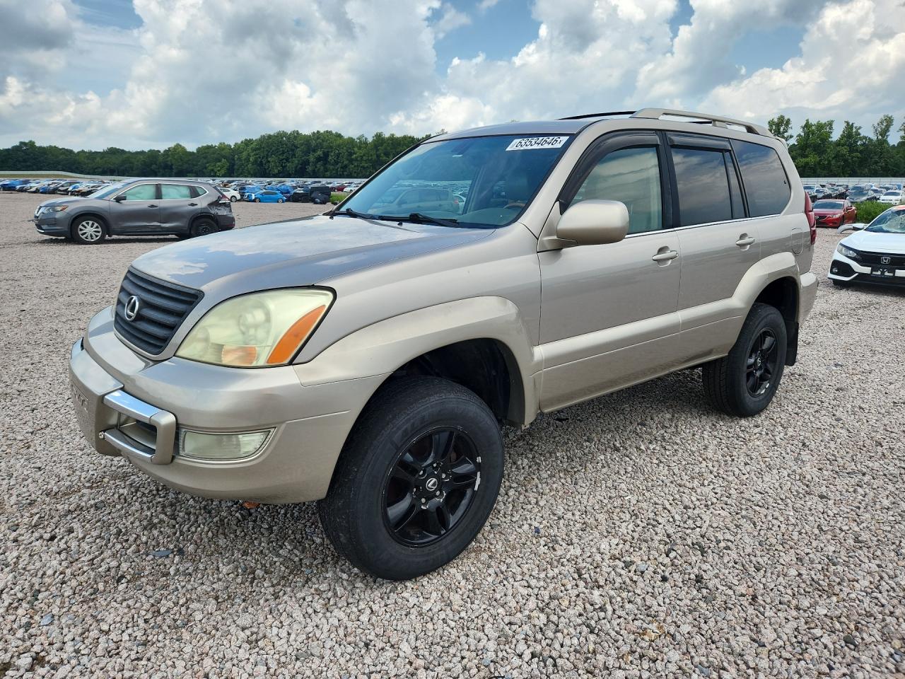2004 Lexus Gx 470 Cream vin: JTJBT20X740025215
