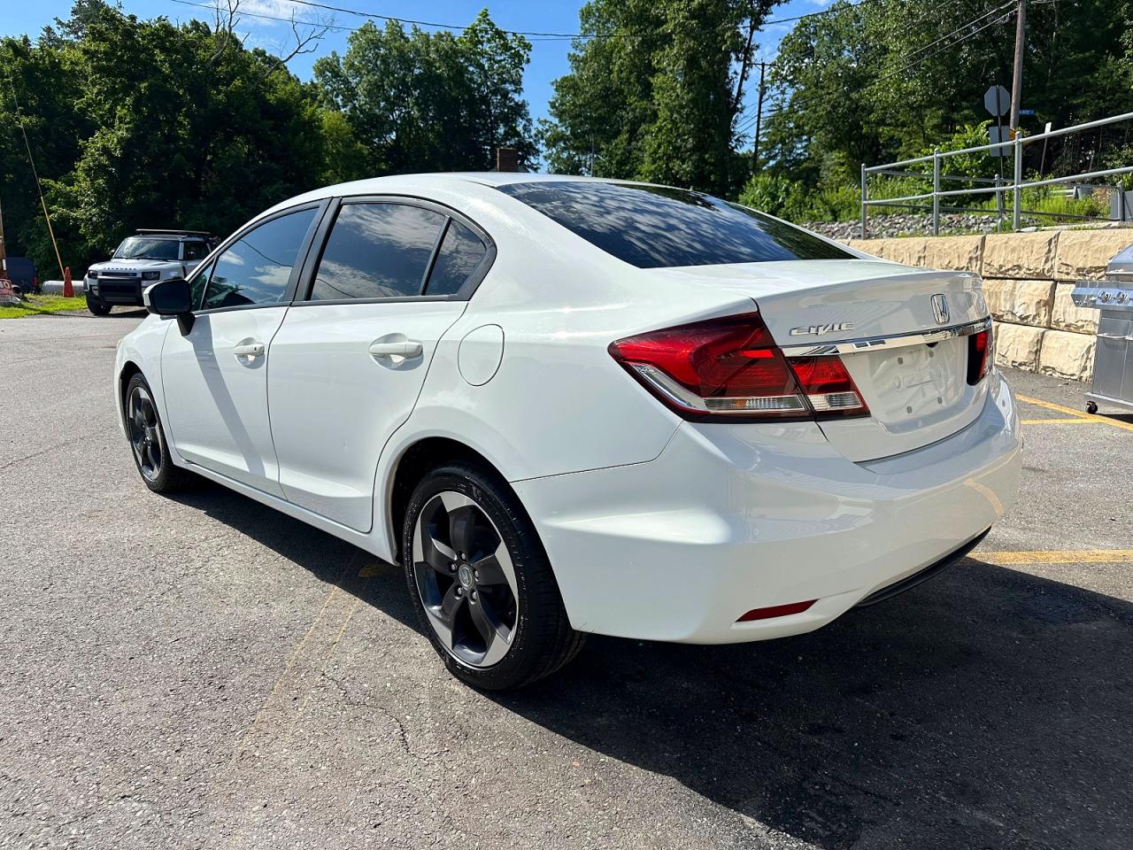 2015 Honda Civic Lx White vin: 19XFB2F50FE287052