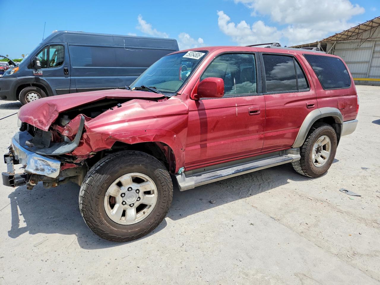 2000 Toyota 4runner Sr5 Maroon vin: JT3HN86R7Y0303379