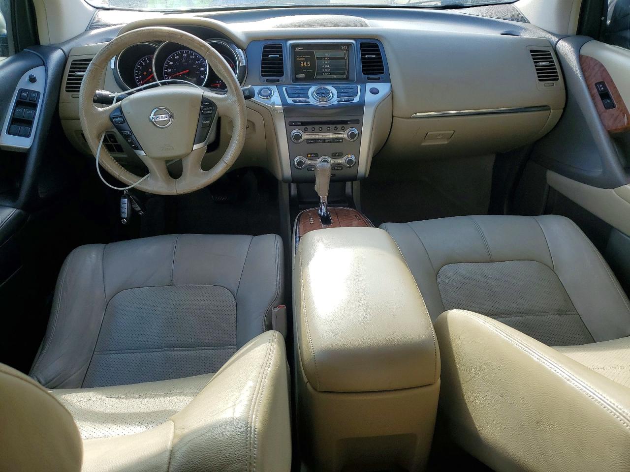 2012 Nissan Murano S Черный vin: JN8AZ1MW1CW227377