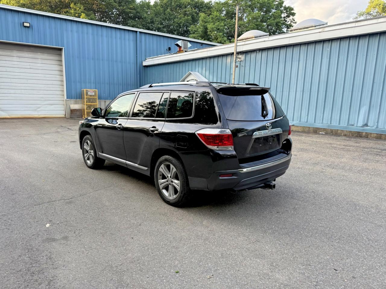 2012 Toyota Highlander Limited Black vin: 5TDDK3EH6CS150143