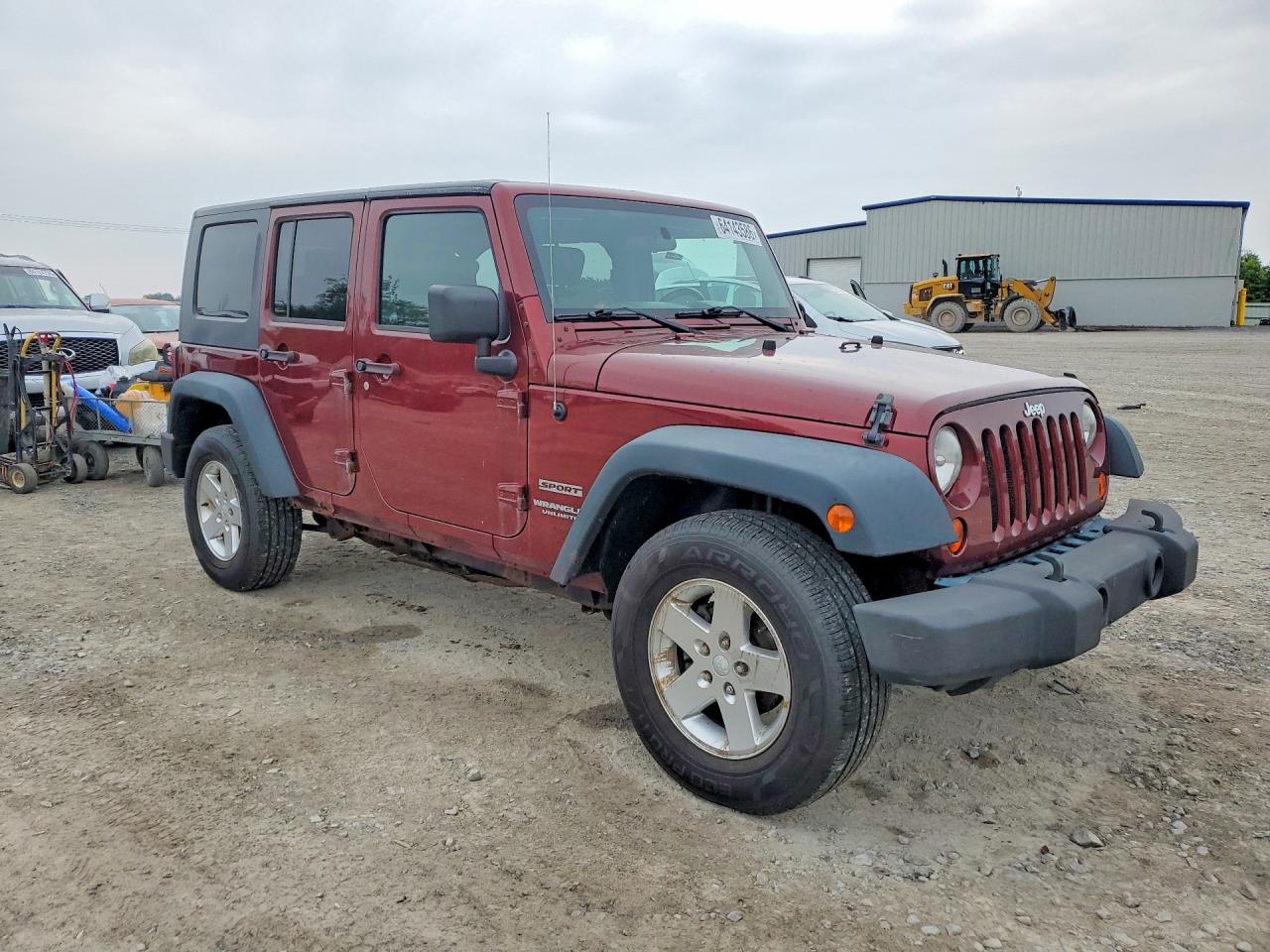 2010 Jeep Wrangler Unlimited Sport Бордовый vin: 1J4BA3H12AL174182