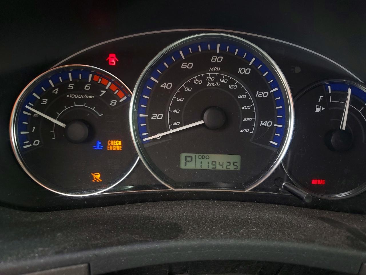 2010 Subaru Forester 2.5x Premium Blue vin: JF2SH6CC6AH713709