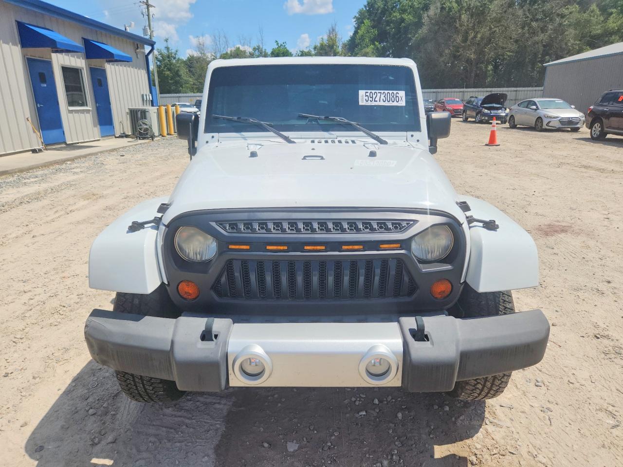 2012 Jeep Wrangler Unlimited Sahara Белый vin: 1C4BJWEG7CL171894