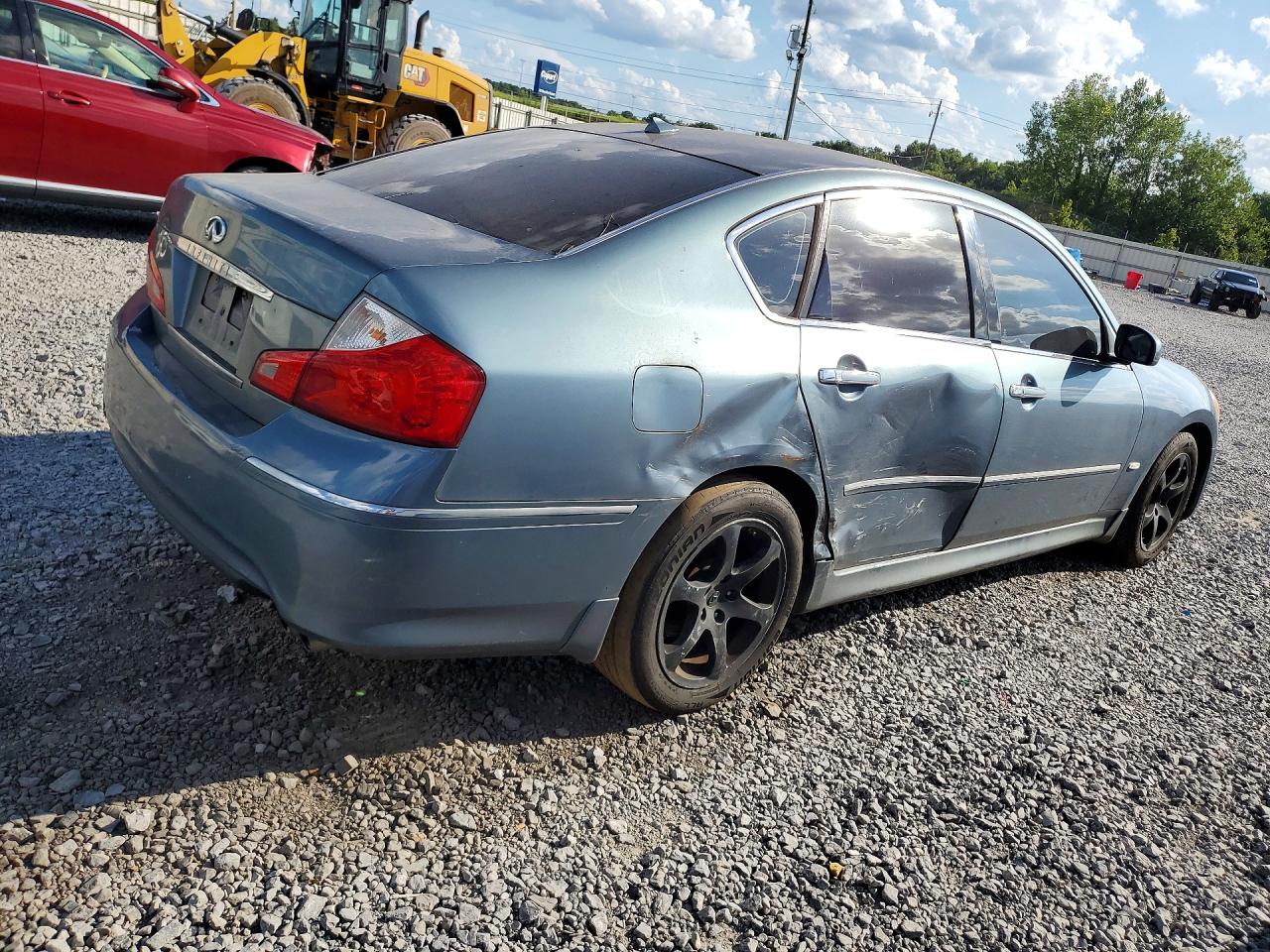 2008 Infiniti M35 Base Blue vin: JNKAY01E18M604165