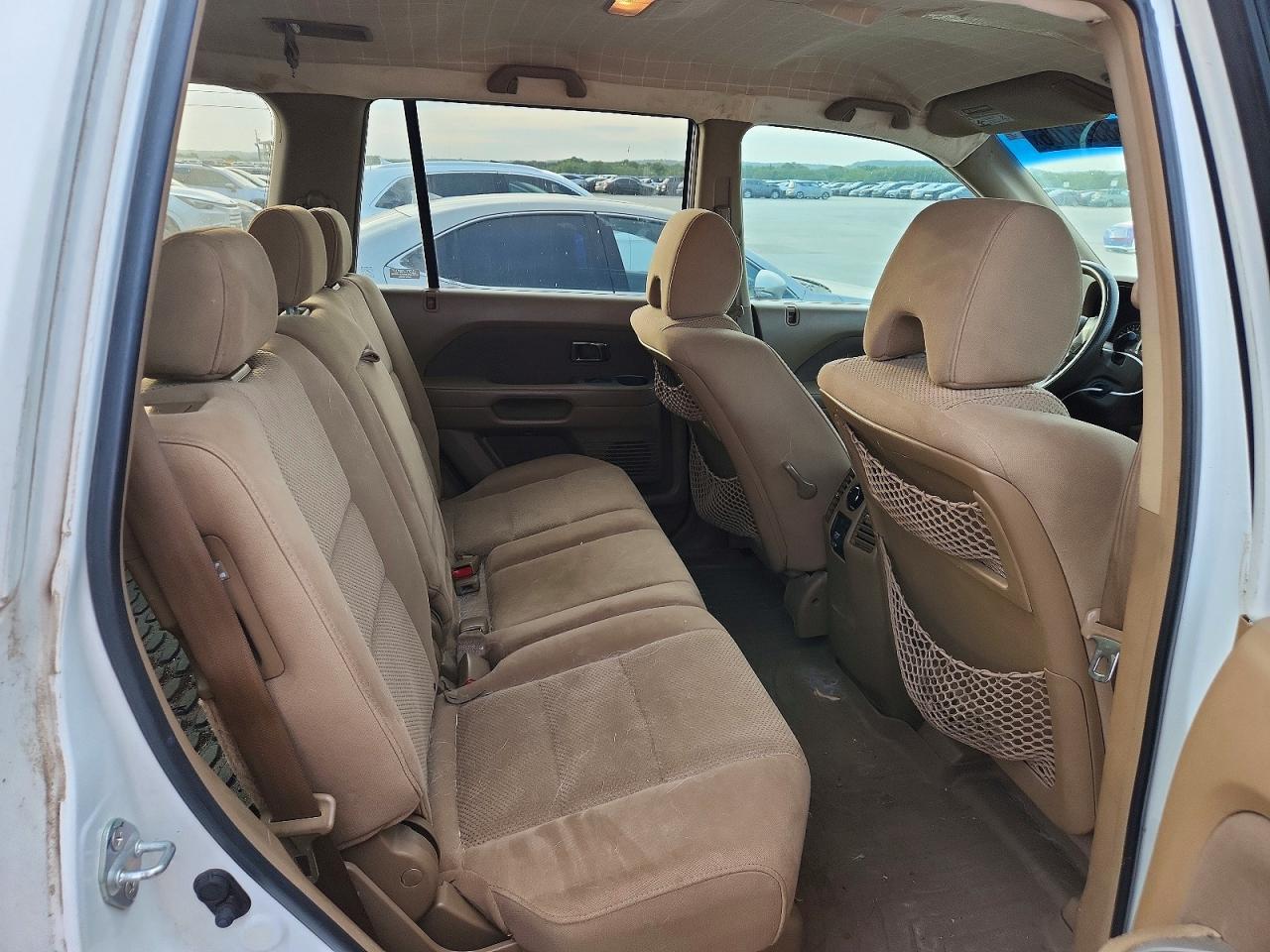 2008 Honda Pilot Ex White vin: 5FNYF18448B009523