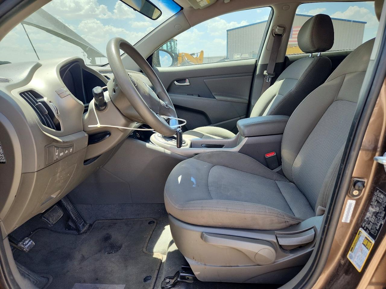 2015 Kia Sportage Lx Brown vin: KNDPB3ACXF7719713
