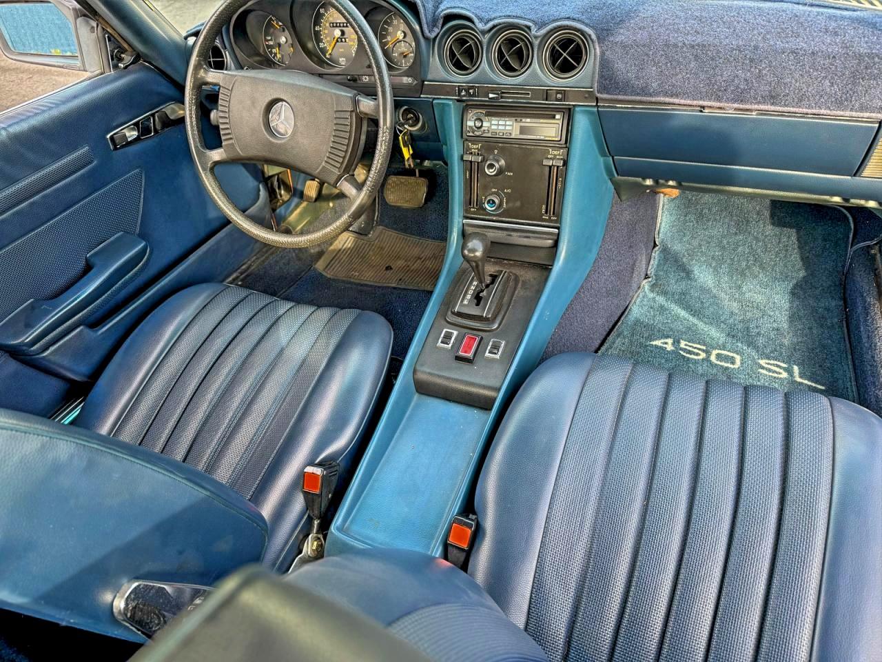 1977 Mercedes Benz 450 Sl Blue vin: 10704412040681